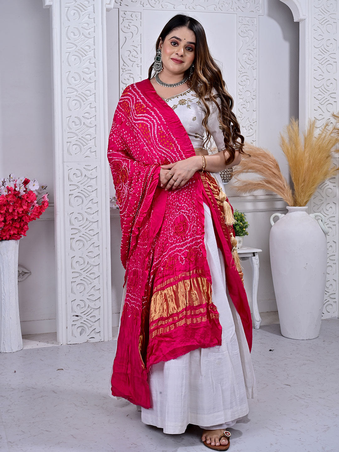 Gajji silk Dupatta