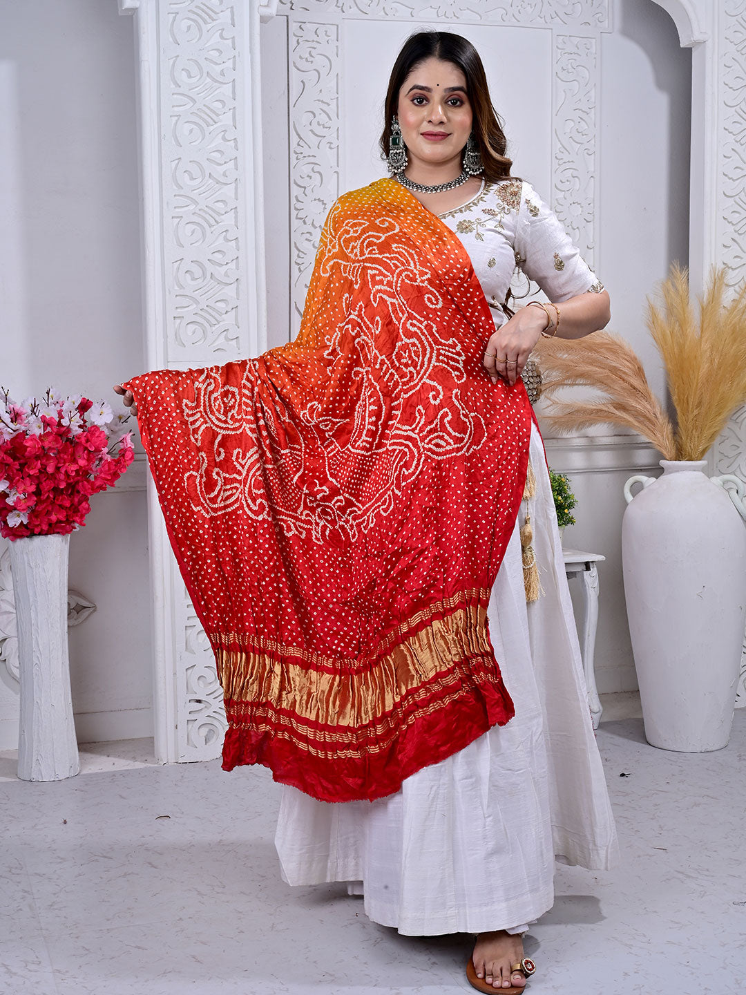 Gajji silk Dupatta