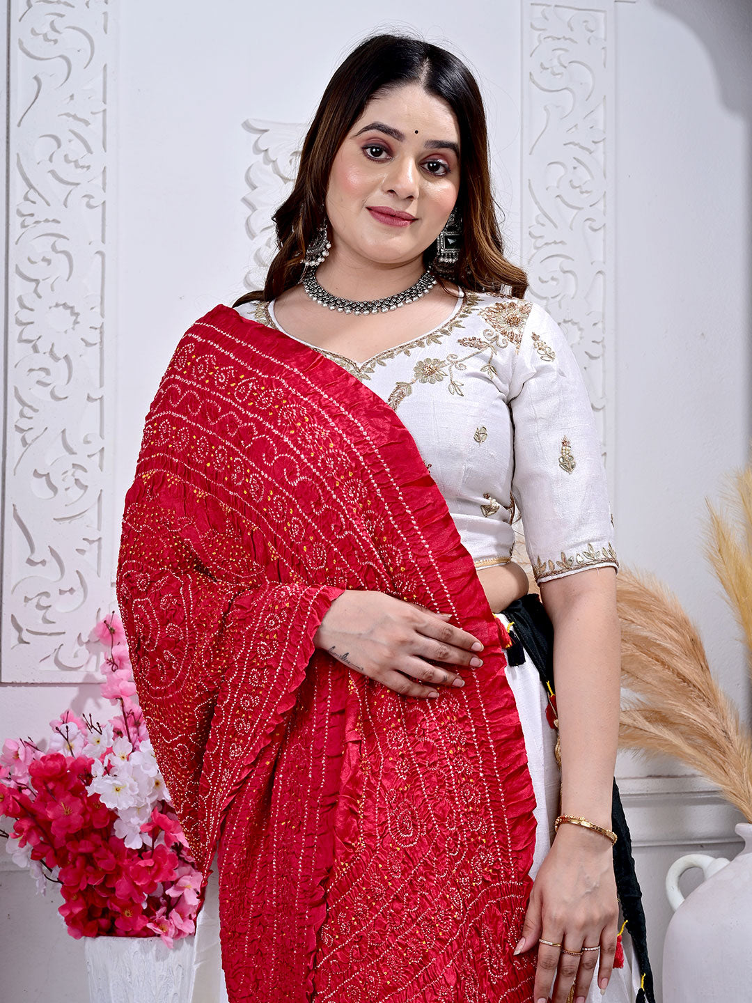 Gajji silk Dupatta