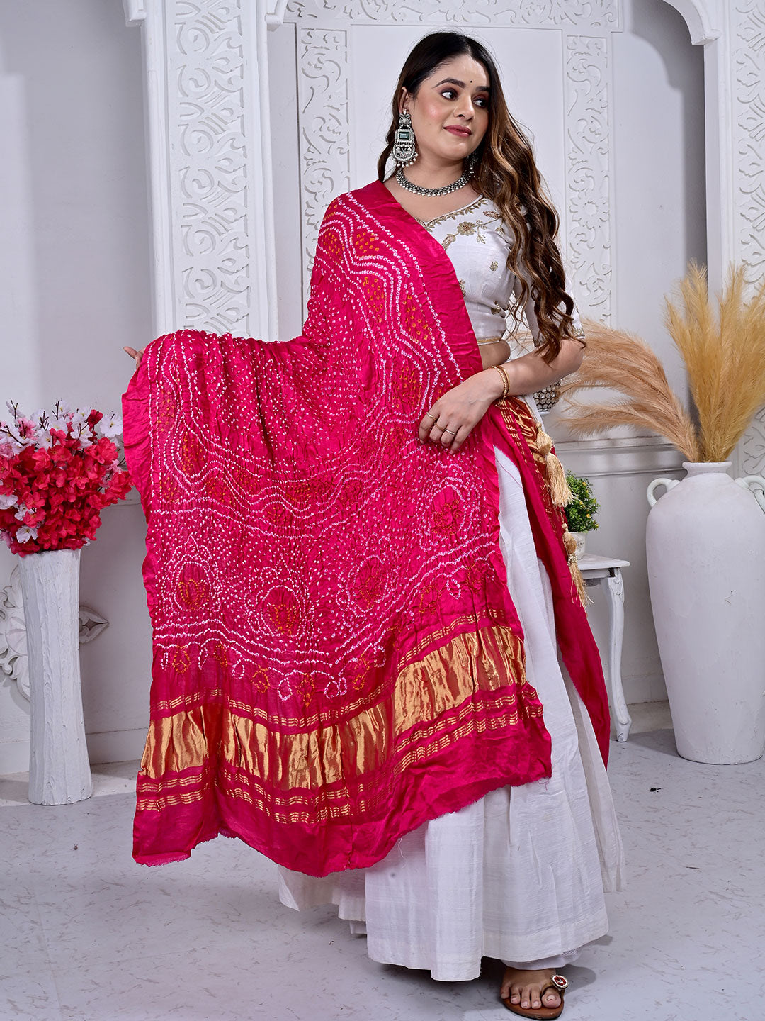 Gajji silk Dupatta