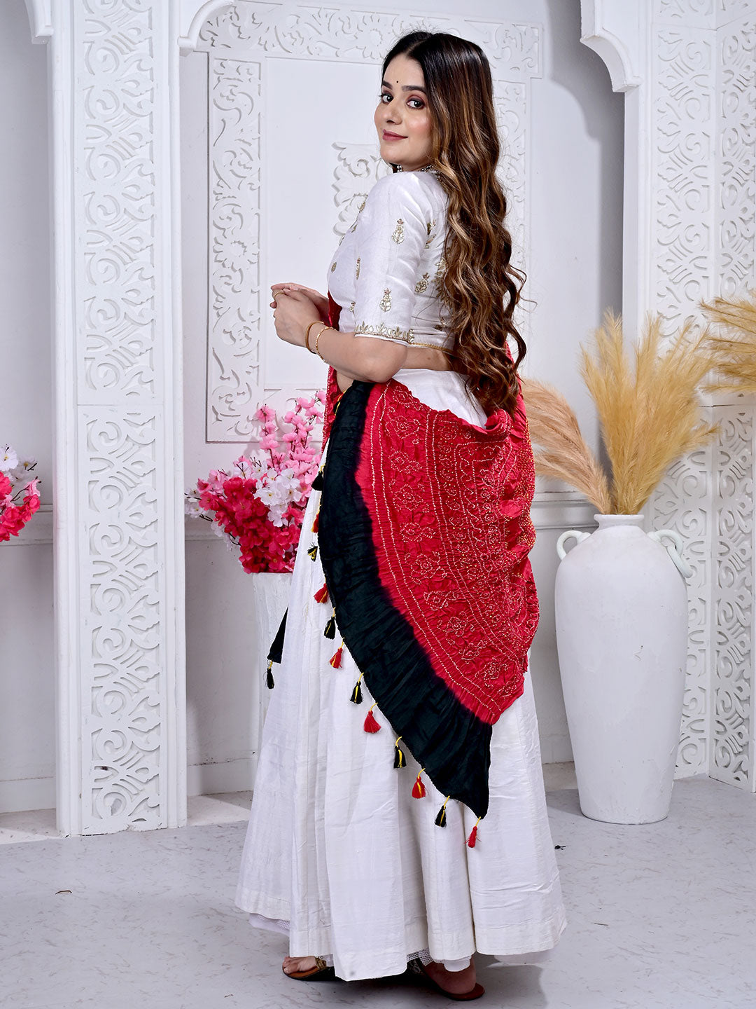 Gajji silk Dupatta